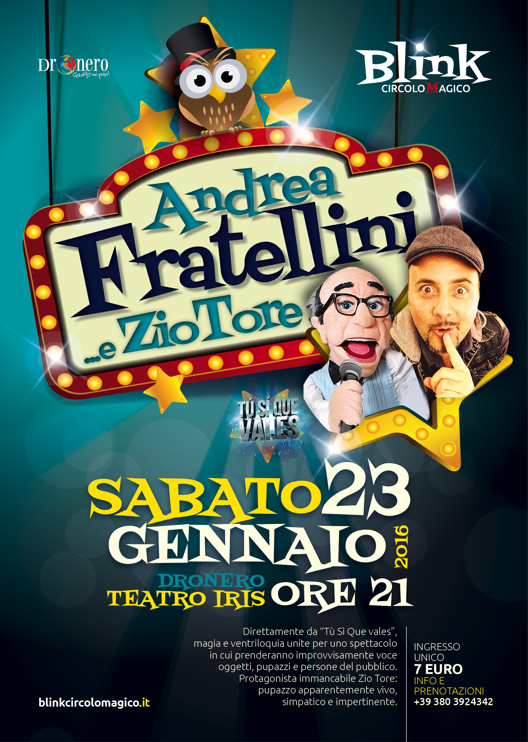 Andrea Fratellini a Blink Blink Circolo Magico