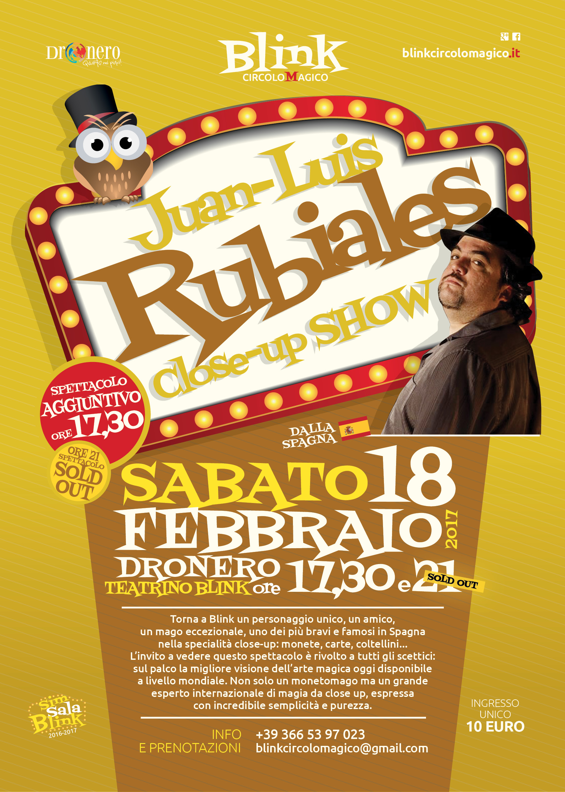 Juan Luis Rubiales Close Up Show