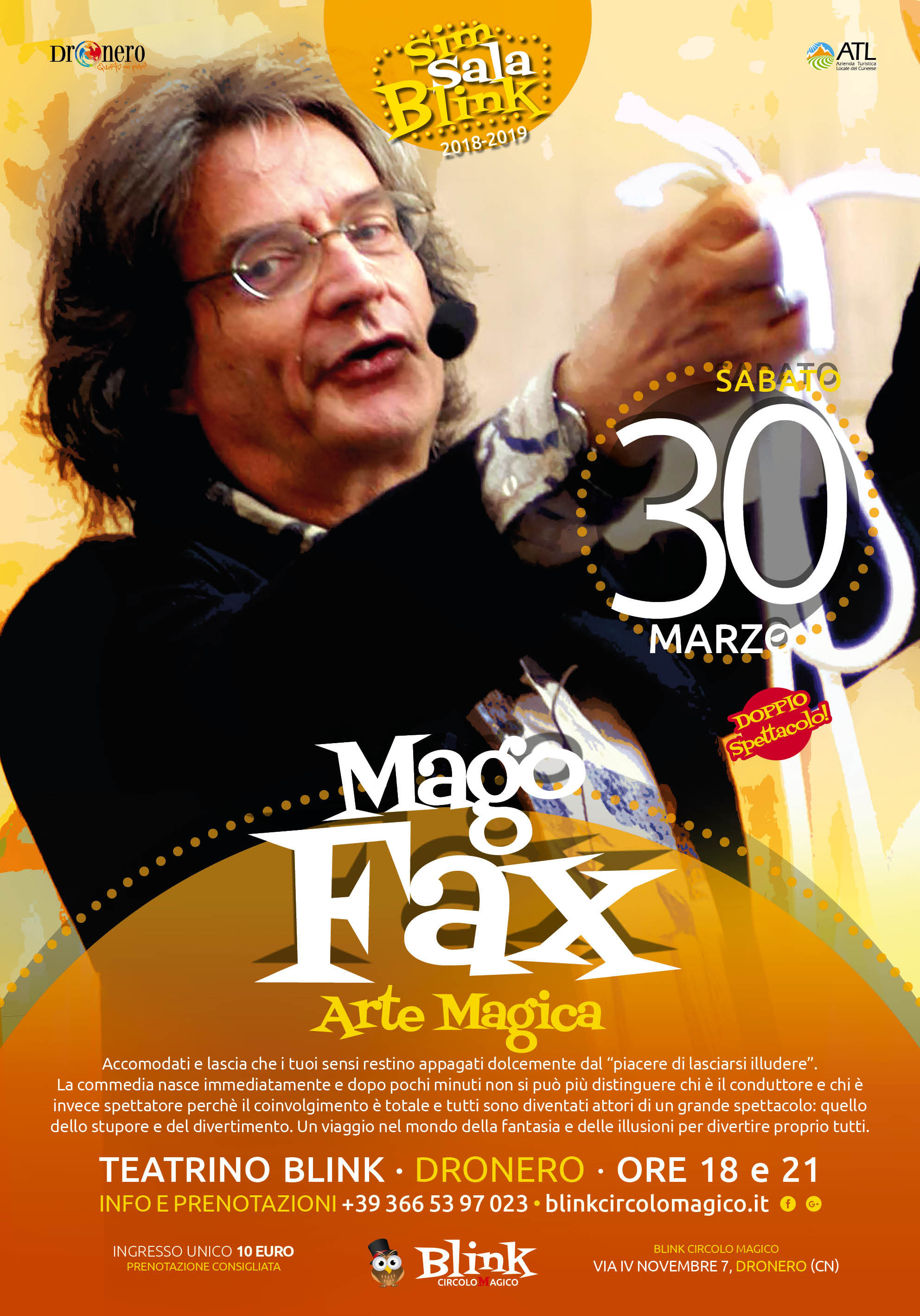 Mago Fax - Carlo Faggi a Blink Circolo Magico Mago Fax - Carlo Faggi a Blink Circolo Magico
