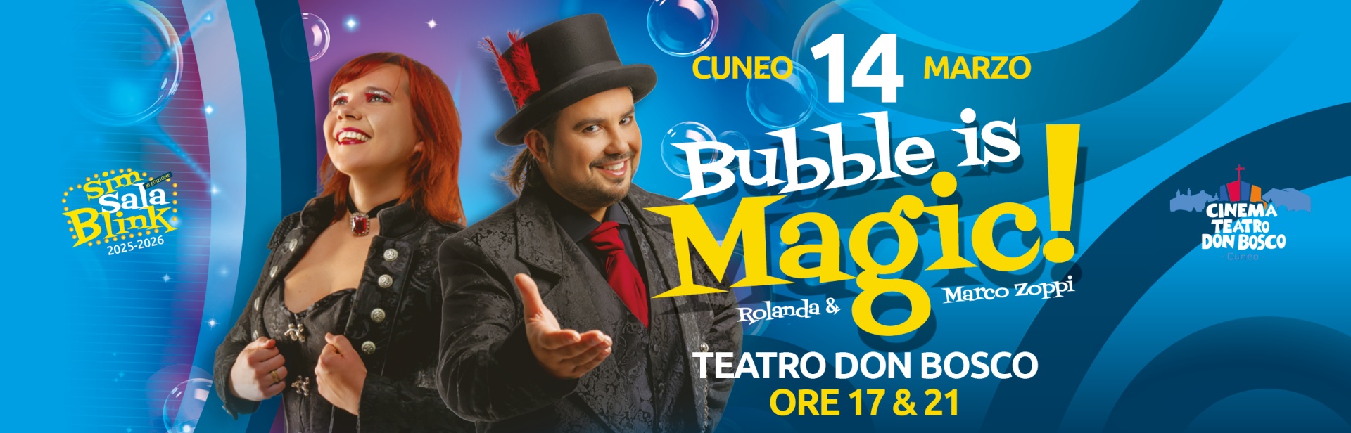 BUBBLE IS MAGIC con MARCO ZOPPI & ROLANDA